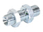 Adaptador hidráulico 1/4'' BSP Macho x 1/4'' BSP Macho Anteparo com porca de bloqueio (S.11947)