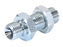 Adaptador hidráulico 1/4'' BSP Macho x 1/4'' BSP Macho Anteparo com porca de bloqueio (S.11947)