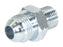 Adaptador hidráulico M16 x 1.50 Métrica Macho x 3/4'' JIC Macho (S.11957)