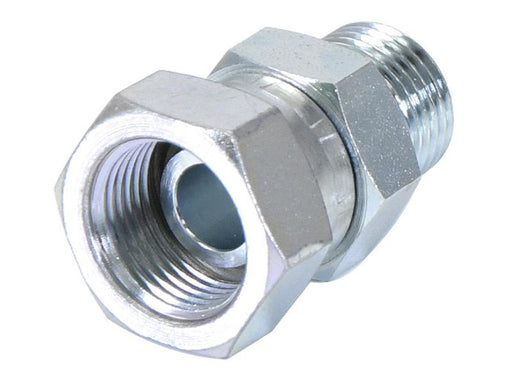 Adaptador hidráulico 1/2'' BSP Macho x 5/8'' BSP Fêmea giratória (S.11964)