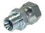 Adaptador hidráulico 3/8'' BSP Macho x 3/4'' JIC Fêmea giratória (S.11966)