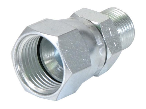 Adaptador hidráulico 3/8'' BSP Macho x 7/8'' JIC Fêmea giratória (S.11967)