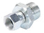 Adaptador hidráulico 1/2'' BSP Macho x 9/16'' JIC Fêmea giratória (S.11968)