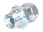 Adaptador hidráulico 3/8'' BSP Macho x M14 x 1.50 Métrica Fêmea giratória (S.11970)