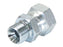 Adaptador hidráulico 3/8'' BSP Macho x M18 x 1.50 Métrica Fêmea giratória (S.11972)