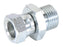 Adaptador hidráulico 1/2'' BSP Macho x M14 x 1.50 Métrica Fêmea giratória (S.11974)