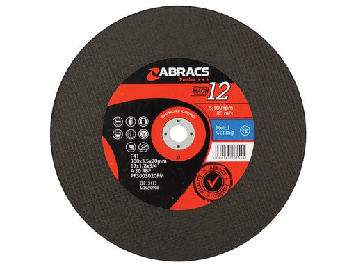 Disco chato de corte de metal Ø300 x 3 x 20mm A30RBF (S.119766)