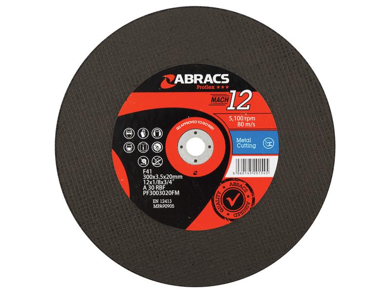 Disco chato de corte de metal Ø300 x 3 x 20mm A30RBF (S.119766)