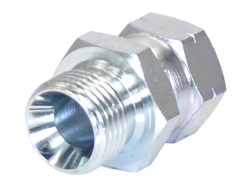 Adaptador hidráulico 1/2'' BSP Macho x M18 x 1.50 Métrica Fêmea giratória (S.11976)