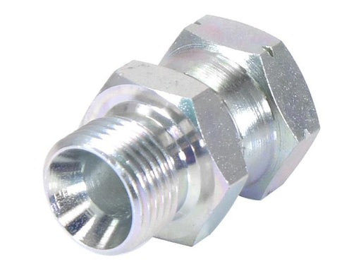 Adaptador hidráulico 1/2'' BSP Macho x M20 x 1.50 Métrica Fêmea giratória (S.11977)