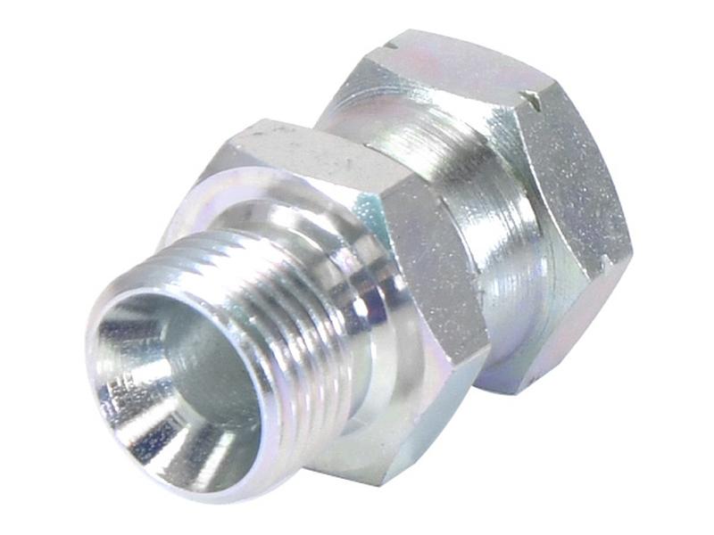 Adaptador hidráulico 1/2'' BSP Macho x M20 x 1.50 Métrica Fêmea giratória (S.11977)