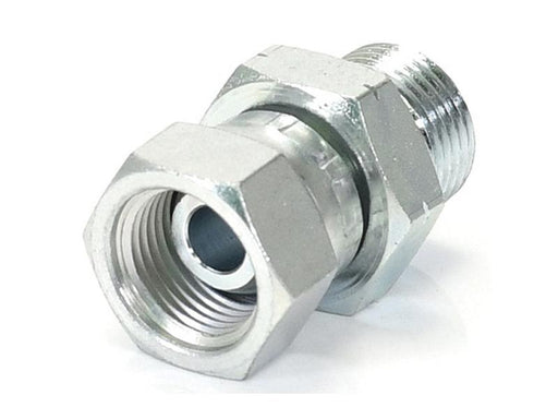 Adaptador hidráulico M18 x 1.50 Métrica Macho x 3/8'' BSP Fêmea giratória (S.11980)