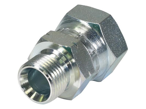 Adaptador hidráulico M18 x 1.50 Métrica Macho x 1/2'' BSP Fêmea giratória (S.11981)