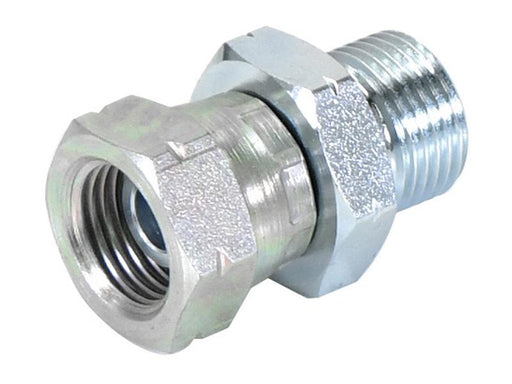 Adaptador hidráulico M18 x 1.50 Métrica Macho x M16 x 1.50 Métrica Fêmea giratória (S.11987)