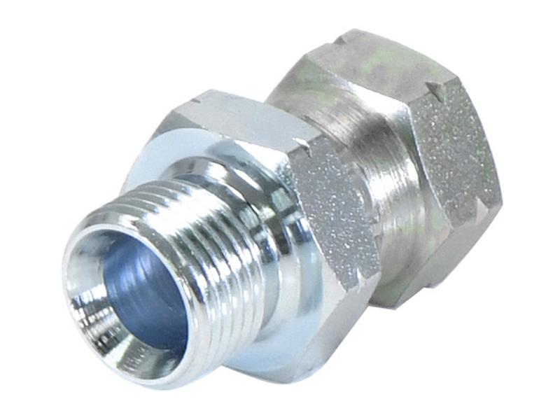 Adaptador hidráulico M18 x 1.50 Métrica Macho x M16 x 1.50 Métrica Fêmea giratória (S.11987)