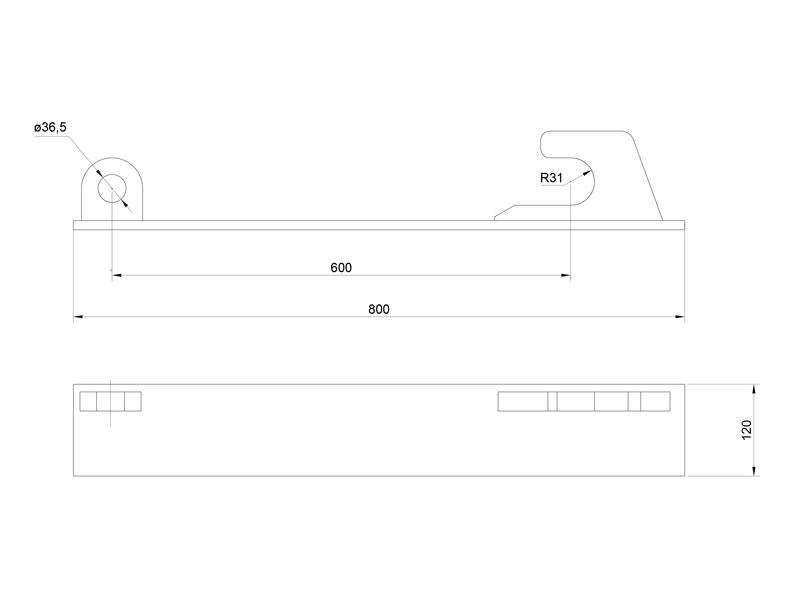 Suporte, para: JCB QFit (S.119882)