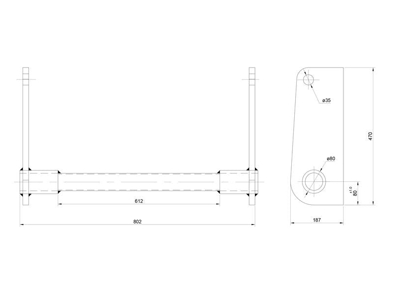 Suporte, para: Manitou. (S.119885)