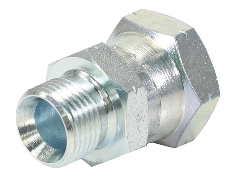 Adaptador hidráulico M18 x 1.50 Métrica Macho x M20 x 1.50 Métrica Fêmea giratória (S.11988)