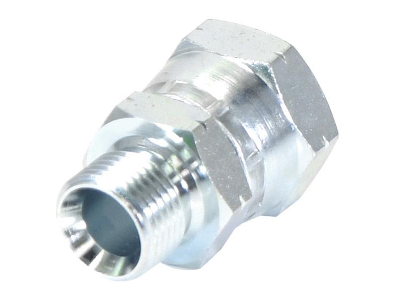 Adaptador hidráulico M18 x 1.50 Métrica Macho x M20 x 1.50 Métrica Fêmea giratória (S.11989)
