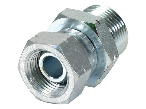 Adaptador hidráulico M22 x 1.50 Métrica Macho x M18 x 1.50 Métrica Fêmea giratória (S.11992)
