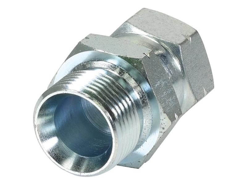Adaptador hidráulico M22 x 1.50 Métrica Macho x M18 x 1.50 Métrica Fêmea giratória (S.11992)