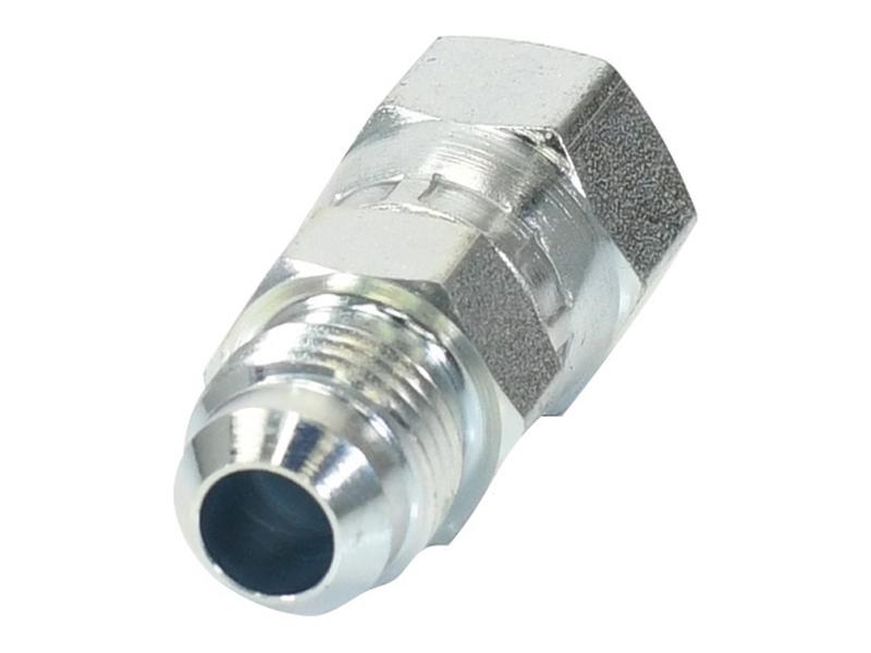 Adaptador hidráulico 9/16'' JIC Macho x 9/16'' JIC Fêmea giratória (S.11998)