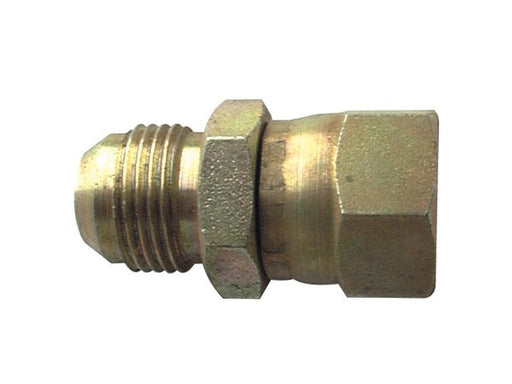 Adaptador hidráulico 3/4'' JIC Macho x 9/16'' JIC Fêmea giratória (S.12000)