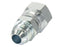 Adaptador hidráulico 3/4'' JIC Macho x 7/8'' JIC Fêmea giratória (S.12001)
