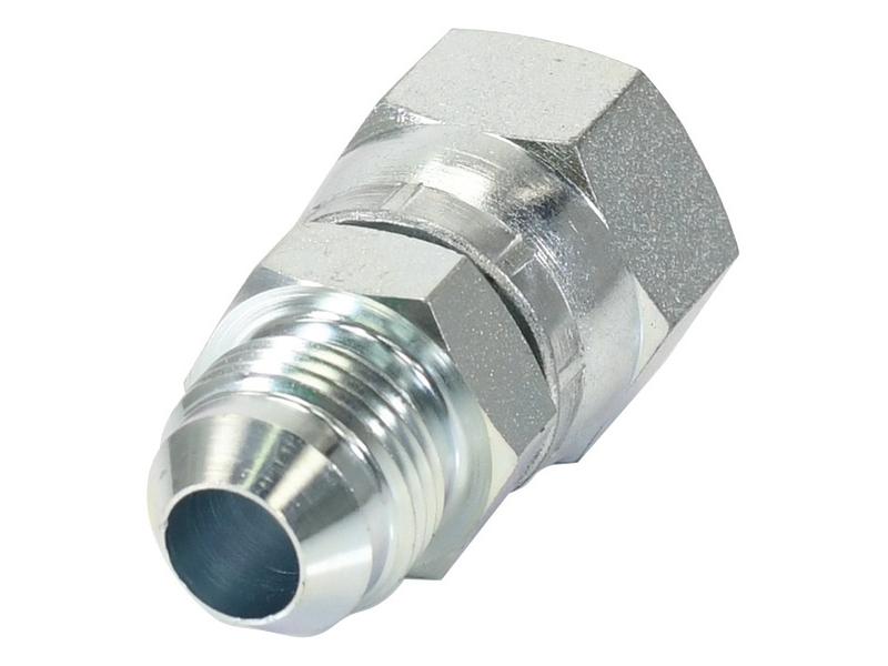 Adaptador hidráulico 3/4'' JIC Macho x 7/8'' JIC Fêmea giratória (S.12001)