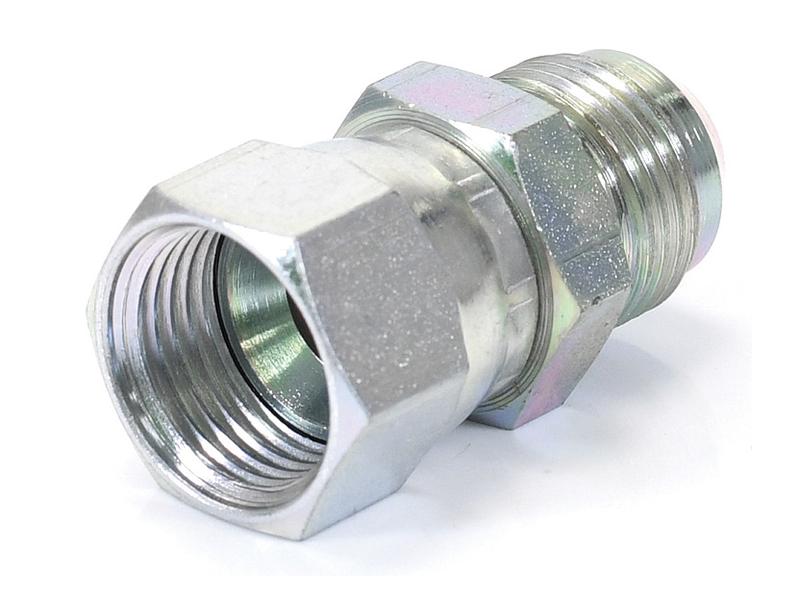 Adaptador hidráulico 7/8'' JIC Macho x 7/8'' JIC Fêmea giratória (S.12003)