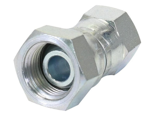 Adaptador hidráulico 1/2'' BSP Fêmea giratória x 3/4'' JIC Fêmea giratória (S.12010)