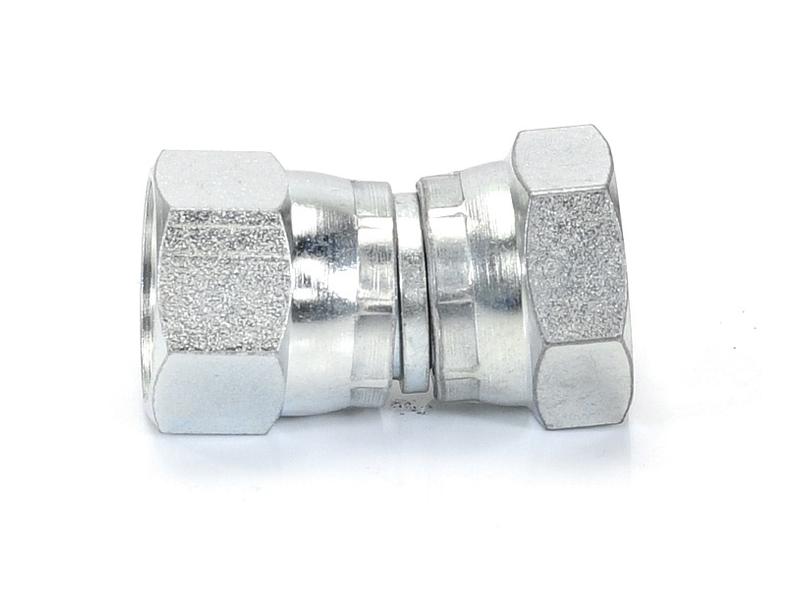 Adaptador hidráulico 1/2'' BSP Fêmea giratória x 7/8'' JIC Fêmea giratória (S.12011)
