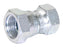 Adaptador hidráulico 1/2'' BSP Fêmea giratória x M18 x 1.50 Métrica Fêmea giratória (S.12016)
