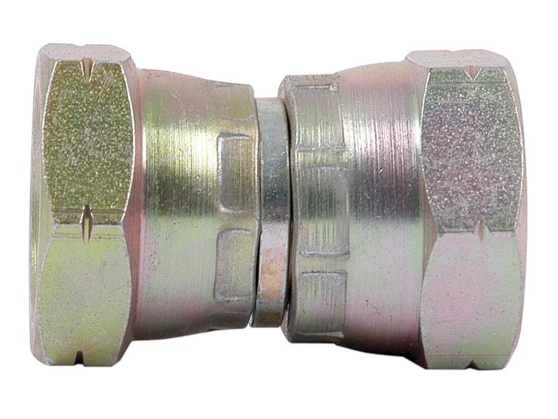 Adaptador hidráulico M20 x 1.50 Métrica Fêmea giratória x M22 x 1.50 Métrica Fêmea giratória (S.12028)