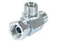 Peça hidráulica em T 1/2'' BSP Macho x 1/2'' BSP Fêmea giratória x 1/2'' BSP Macho (S.12037)