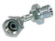 Adaptador hidráulico 1/4'' BSP Macho x 1/4'' BSP Fêmea giratória 90° (S.12048)