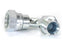 Adaptador hidráulico 3/8'' BSP Macho x 3/8'' BSP Fêmea giratória 90° (S.12049)