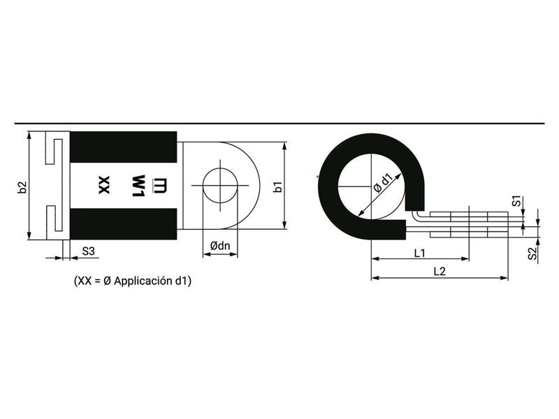 Abracadeira, ID: Ø6mm (S.12143)