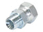 Adaptador hidráulico 1/4'' BSP Macho x 1/2'' BSP Fêmea giratória (S.12176)