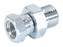 Adaptador hidráulico 1/2'' BSP Macho x 1/4'' BSP Fêmea giratória (S.12177)