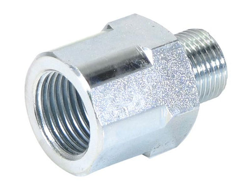Adaptador hidráulico 3/8'' BSP Macho x 1/2'' BSP Fixo Fêmea (S.12463)