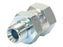 Adaptador hidráulico M14 x 1.50 Métrica Macho x 3/8'' BSP Fêmea giratória (S.12768)