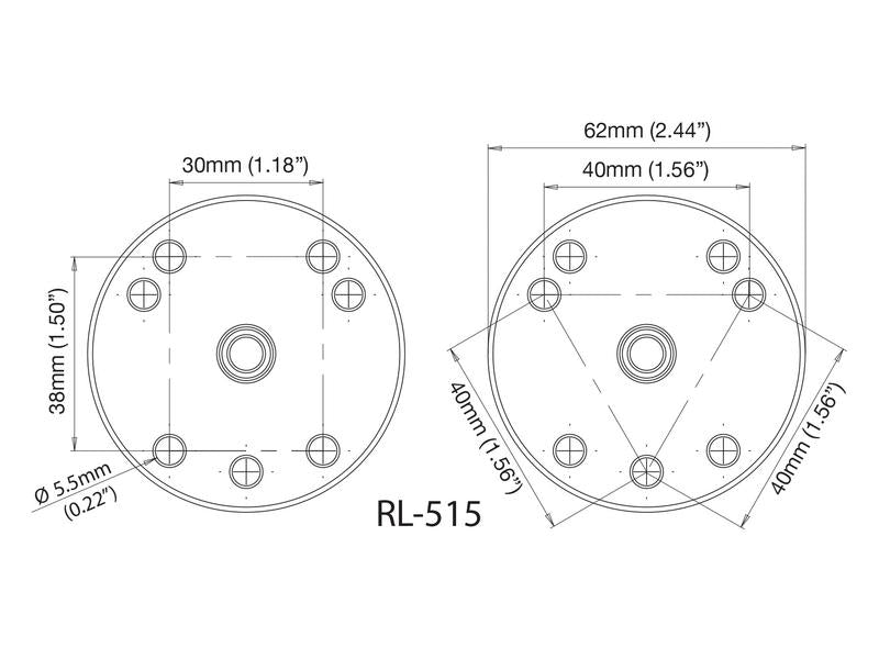 ROKK mini - Suporte AMPS & 3 pontos (S.129512)
