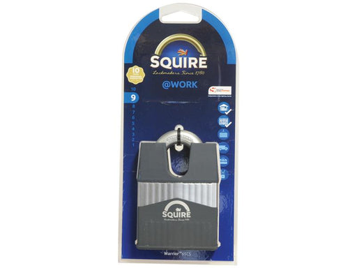Squire 65CS Warrior Padlock, Largura da estrutura em: 65mm (Classificação de segurança: 9) (S.129865)