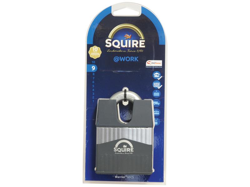Squire 65CS Warrior Padlock, Largura da estrutura em: 65mm (Classificação de segurança: 9) (S.129865)