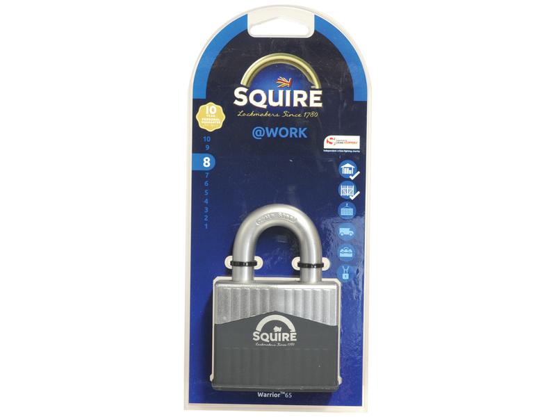 Squire 65 Warrior Padlock, Largura da estrutura em: 65mm (Classificação de segurança: 8) (S.129867)