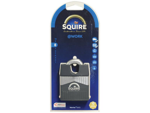 Squire 55CS Warrior Padlock, Largura da estrutura em: 55mm (Classificação de segurança: 8) (S.129871)