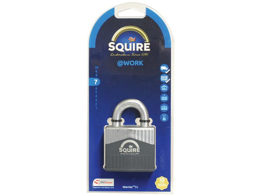 Squire 55 Warrior Padlock, Largura da estrutura em: 55mm (Classificação de segurança: 8) (S.129874)