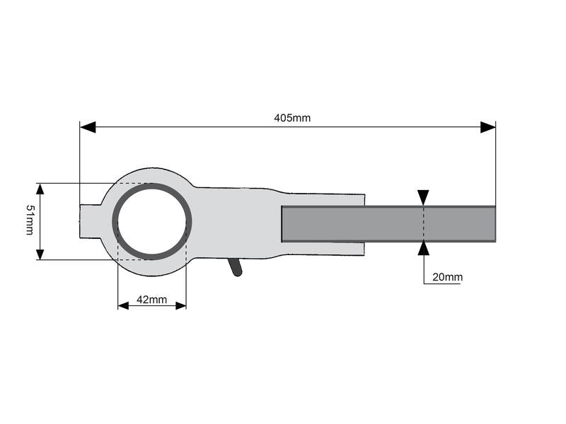 Roquete, Comp: 405mm (S.13049)