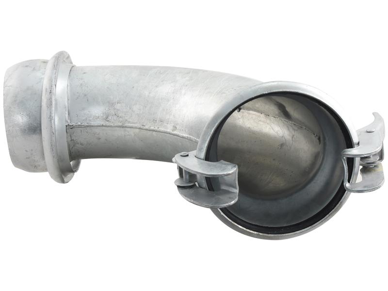 Acoplamento 90° Macho-Fêmea - 8'' (200mm) (galvanizado) (S.136558)